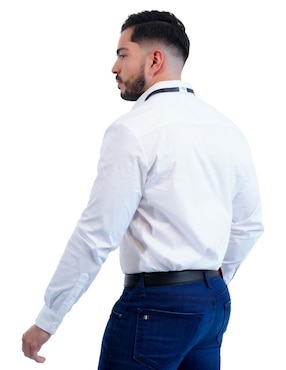 Camisa casual Pavi Italy de algodón manga larga para hombre