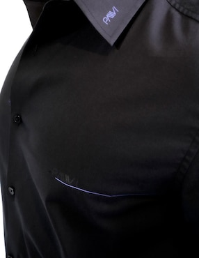 Camisa casual Pavi Italy de algodón manga larga para hombre