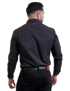 Camisa casual Pavi Italy de algodón manga larga para hombre