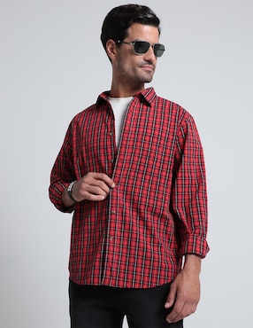 Camisa Casual Old Navy De Algodón Manga Larga Para Hombre