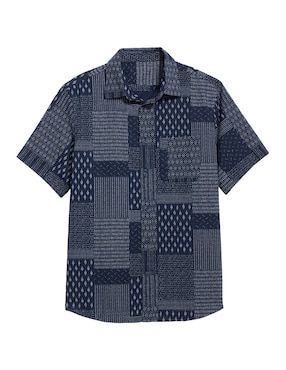 Camisa Casual Old Navy De Algodón Manga Corta Para Hombre