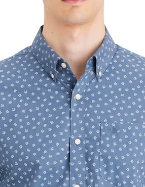 Camisa casual Dockers de algodón manga larga para hombre
