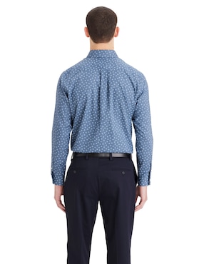 Camisa casual Dockers de algodón manga larga para hombre