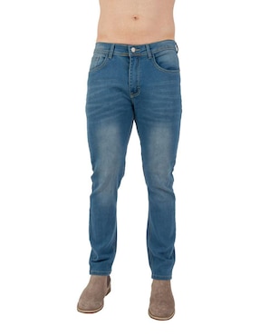 Jeans Skinny Chb Chili Beans Clothing Co. Deslavado Para Hombre