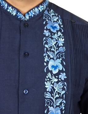 Guayabera manga larga Teya Artesanal para hombre
