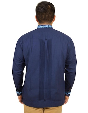 Guayabera manga larga Teya Artesanal para hombre
