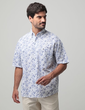 Camisa Casual Cavalatti De Manga Corta Para Hombre