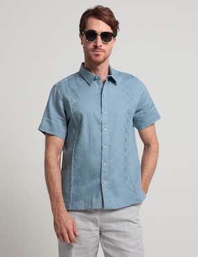 Guayabera Manga Corta Ábito Para Hombre