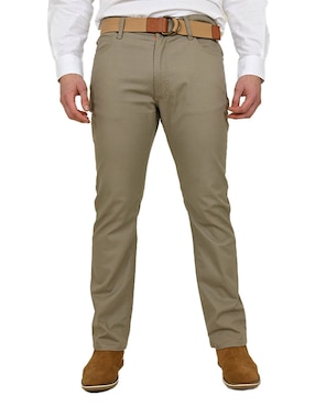 Pantalón Straight Ferrioni De Algodón Para Hombre