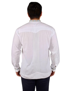 Guayabera manga larga Teya Artesanal para hombre