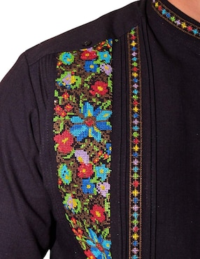 Guayabera manga larga Teya Artesanal para hombre