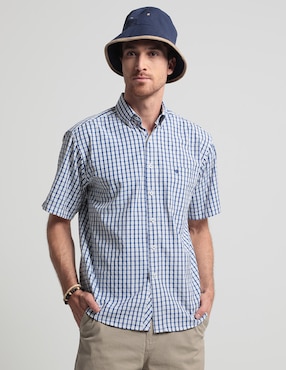 Camisa Casual Manchester De Manga Corta Para Hombre