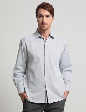 Camisa Casual Manchester De Manga Larga Para Hombre