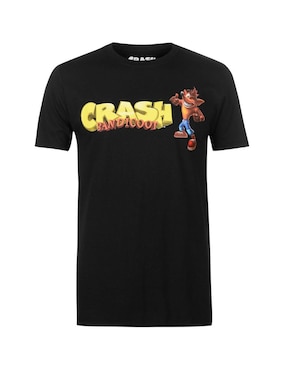 Playera Bioworld Crash Bandicoot cuello redondo para hombre