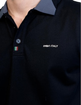 Playera tipo polo Pavi Italy 05-3065N para hombre