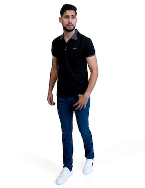 Playera tipo polo Pavi Italy 05-3065N para hombre