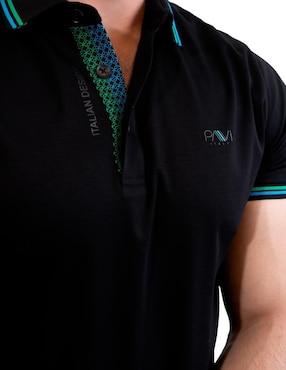 Playera tipo polo Pavi Italy 05-3066N para hombre