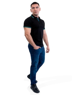 Playera tipo polo Pavi Italy 05-3066N para hombre