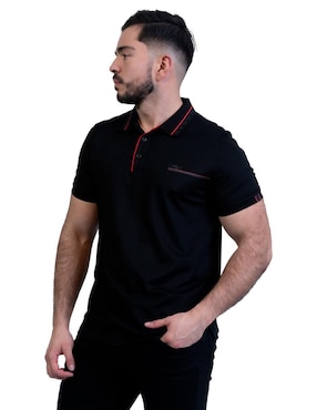 Playera tipo polo Pavi Italy 05-3056N para hombre