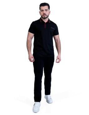 Playera tipo polo Pavi Italy 05-3056N para hombre