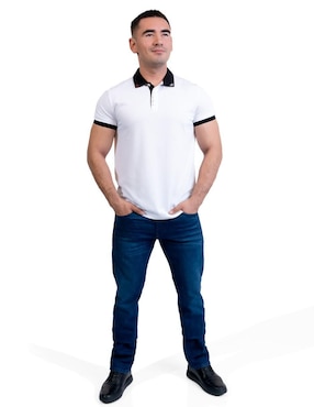 Playera tipo polo Pavi Italy 05-3050B para hombre