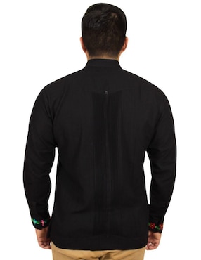 Guayabera manga larga Teya Artesanal para hombre