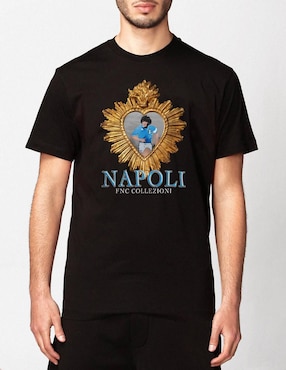 Playera FNC Collezioni Napoli Cuello Redondo Para Hombre