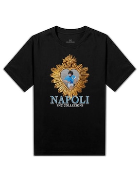 Playera FNC Collezioni Napoli cuello redondo para hombre