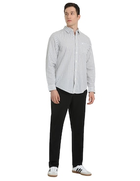 Camisa de vestir Dockers de algodón manga larga para hombre