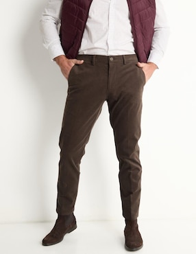 Pantalón Slim Haggar De Algodón Para Hombre