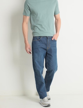 Jeans Straight JBE Lavado Obscuro Para Hombre