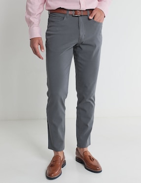 Pantalón Straight Haggar De Algodón Para Hombre