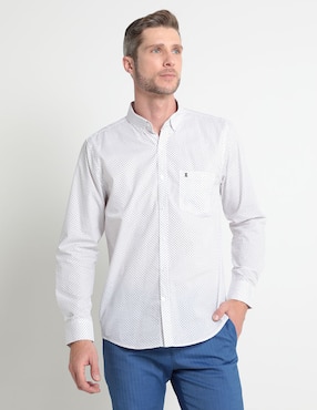 Camisa Casual Dioro De Algodón Manga Larga Para Hombre