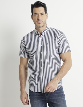 Camisa Casual Dioro De Algodón Manga Corta Para Hombre