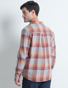 Camisa casual Bass Outdoors de algodón manga larga para hombre
