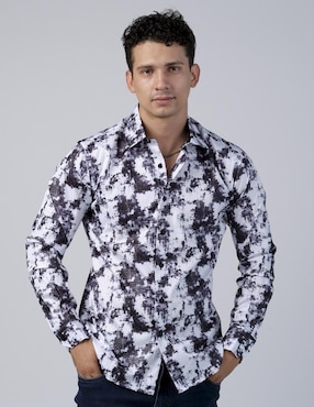 Camisa casual Benziny manga larga para hombre
