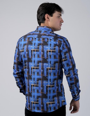 Camisa casual Benziny manga larga para hombre
