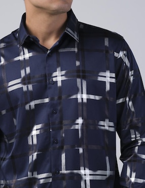 Camisa casual Benziny manga larga para hombre