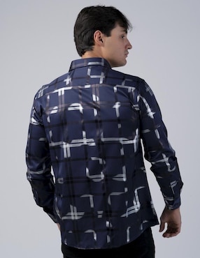 Camisa casual Benziny manga larga para hombre