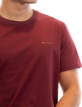 Playera Pavi Italy cuello redondo para hombre