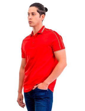 Playera tipo polo Pavi Italy 05-3071R para hombre