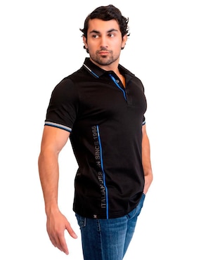 Playera tipo polo Pavi Italy 05-3053N para hombre