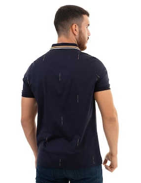 Playera tipo polo Pavi Italy 05-3051AZ para hombre