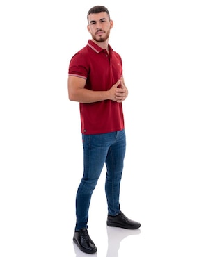 Playera tipo polo Pavi Italy 05-3042VI para hombre