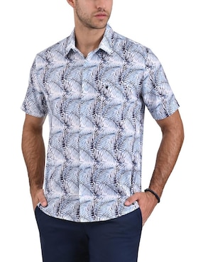 Camisa Casual Yale Manga Corta Para Hombre