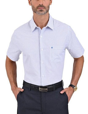 Camisa Casual Yale Manga Corta Para Hombre