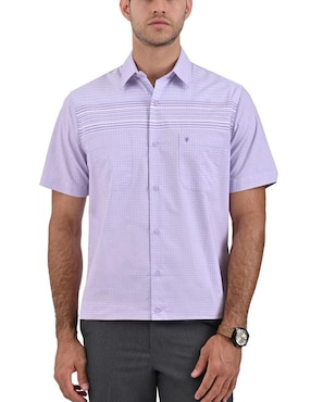 Camisa Casual Yale Manga Corta Para Hombre