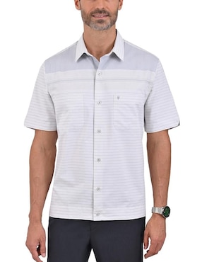 Camisa Casual Yale Manga Corta Para Hombre