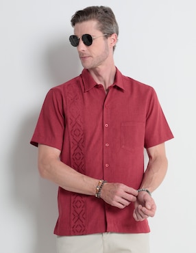 Guayabera Manga Corta Costavana Para Hombre