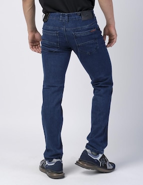 Jeans slim Moderno lavado obscuro para hombre